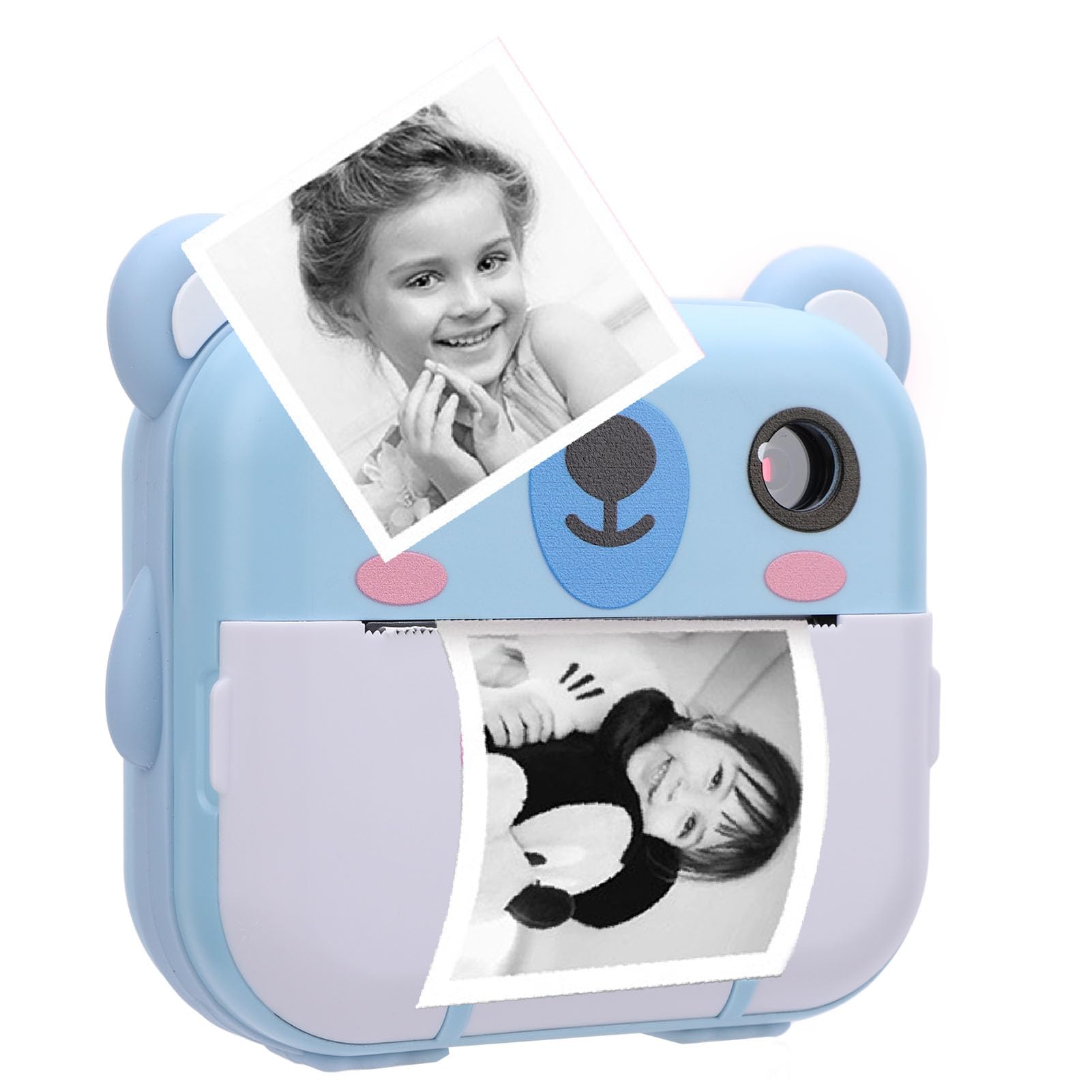 Instant Print Digital Camera, 1080P HD Instant Print Camera, Grayscale Printing, Dot Printing, Music & Games with 1000mAh Instant Print Digital Camera for Kids Present-picture-31