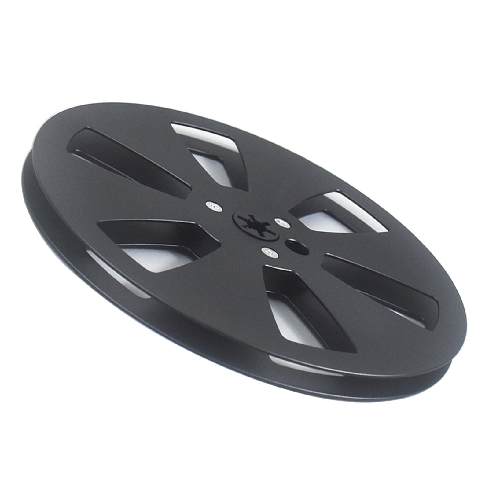 Tsophreniq Precisions 7inch Aluminum Empty Reel for 1/4 Tape for Open Sound Decks with 6 Holes to Tape Recorders