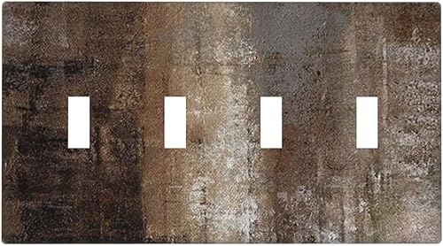 Miniatura 133 de Cubierta de Interruptor de Luz de Palanca de 1 Gang con Estampado de Bosque de Pinos Rústico Campestre, Cabaña Lodge Granero Bosque Forestal de