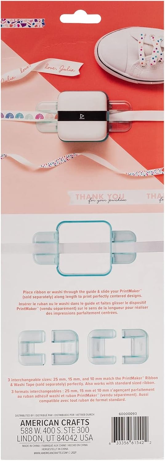 We R Memory Keepers Printmaker Guide WASHI/RBBN, Clear