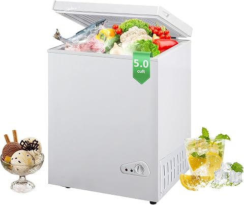Pioch FLG-80Q-WHITE 5 cu ft Compact Freezer White