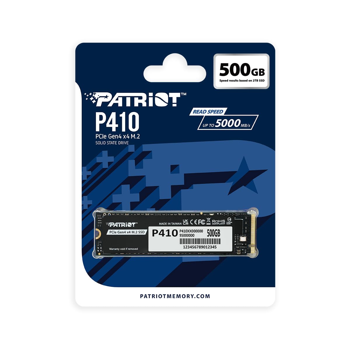 Amazon.com: Patriot P410 500GB Internal SSD - NVMe PCIe Gen 4x4