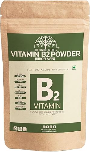 TNO Secrets Vitamina B2 Riboflavina Polvo 50gm