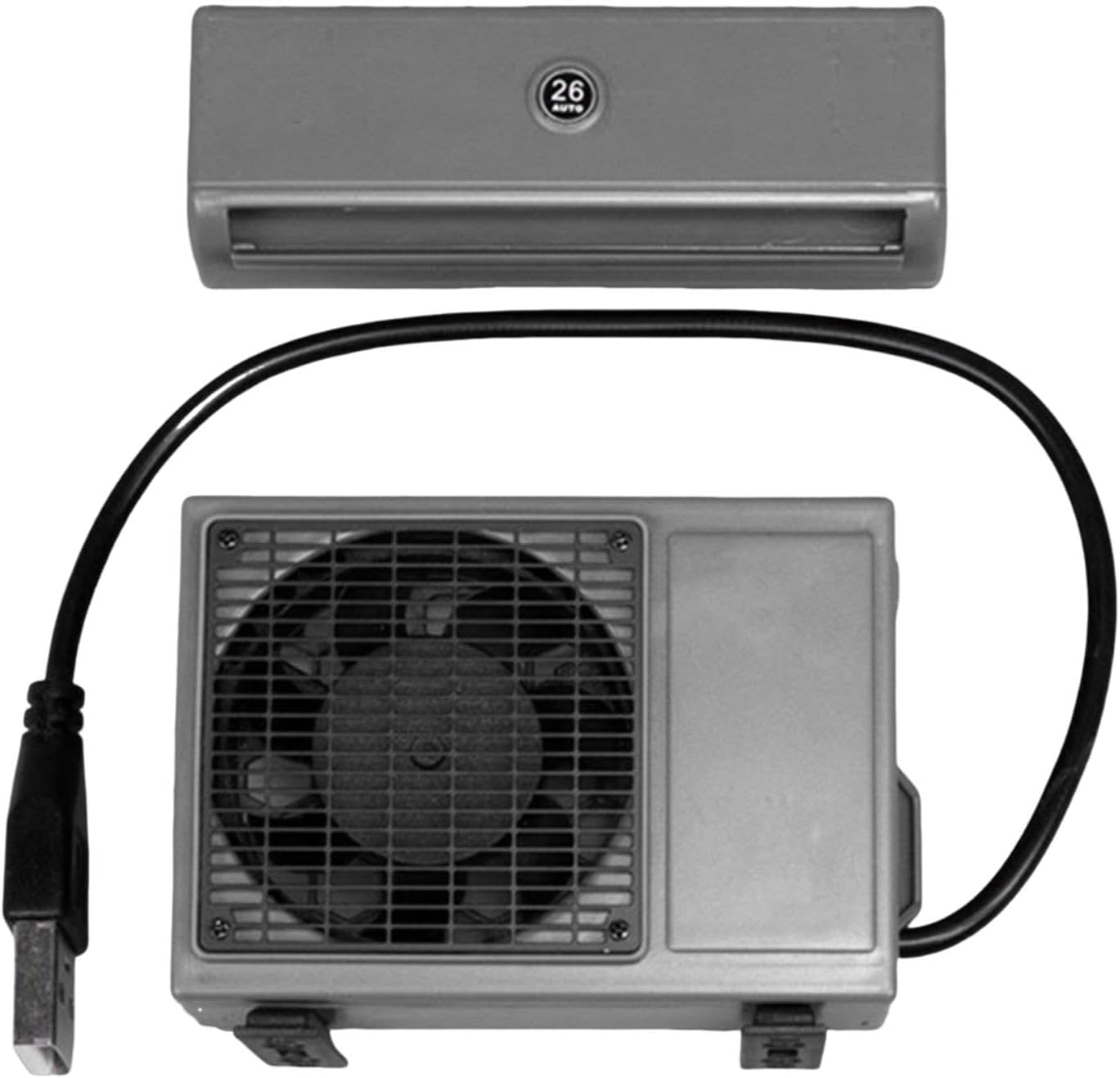 Miniature Air Conditioner Model Set Dollhouse Furniture Model 1/14 Scale Ornament Sturdy Realistic Collectibles Micro Scene, Style A