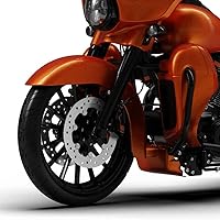 Vista 9 de HR3 Guardabarros delantero de whisky ámbar a juego compatible con Street Glide FLHX 2014 y Road Glide FLTRX 2016 (reemplazo para OEM)