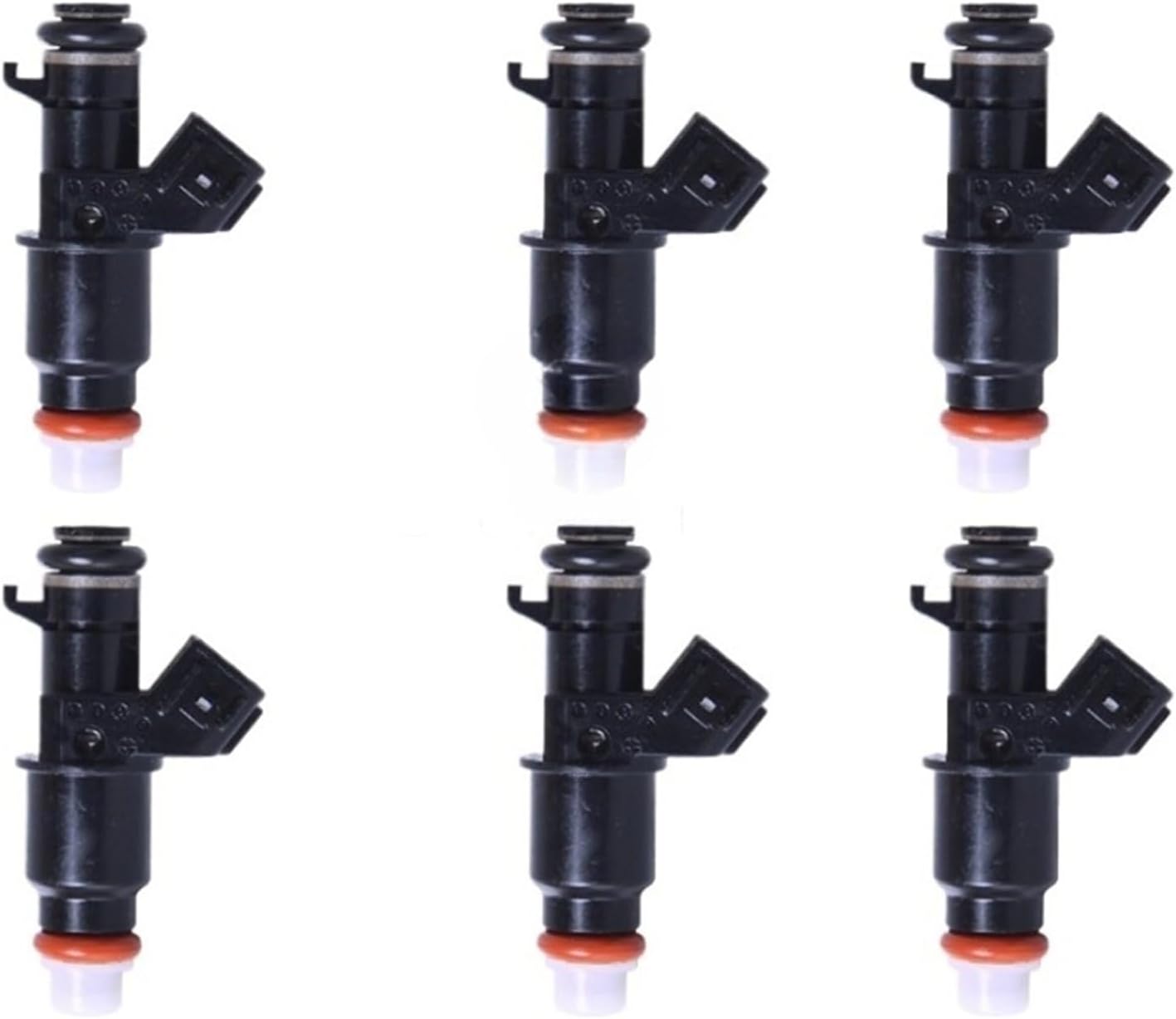 6X Fuel Injector 16450-RC0-M01 Compatible with Honda Civic 2010 16450RC0M01 Engine Replacing Parts Car Injection Flow Valve Nozzle Direct Replacement Fuel Injection Valve Kit