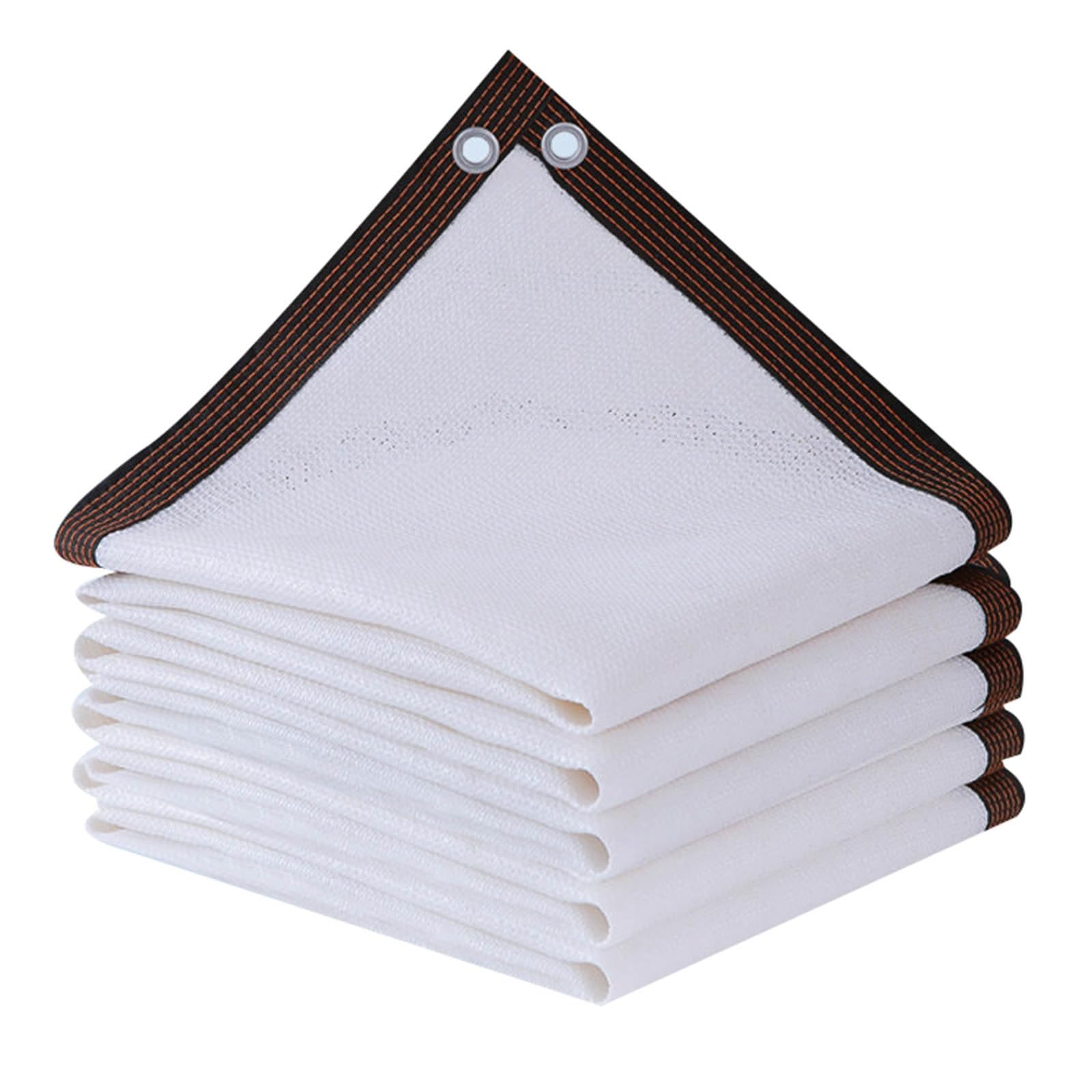 WQPMNYG Durable 75% Shade Cloth for Plants Breathable Mesh Sun Protection Thickened Material for Garden Patio Backyard - Long-lasting 6x6m (19.7x19.7ft) Cover