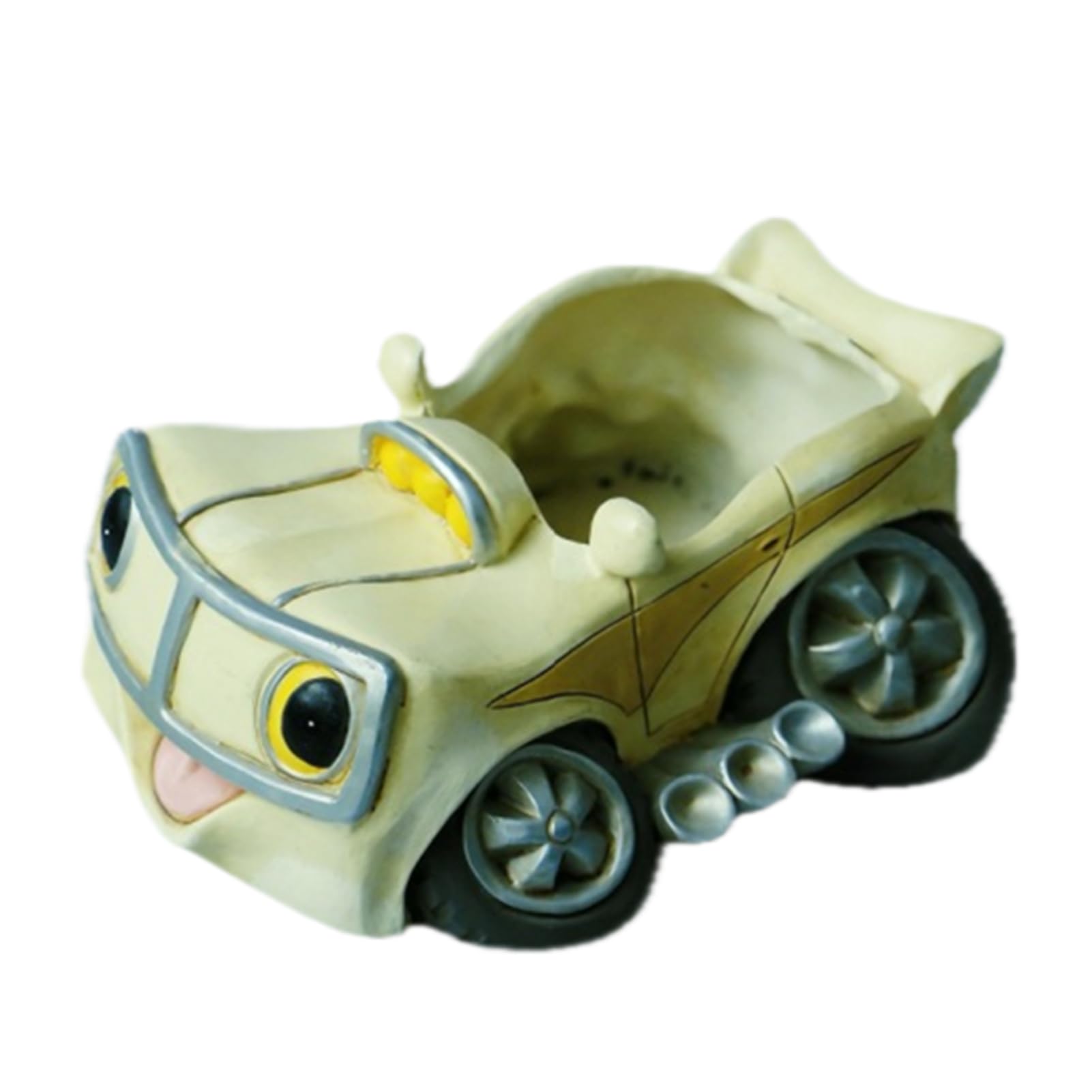 Car Shape Design Succulent Plant Pots - Creative Cute Cactus Pots for Balcony, Courtyard, and Garden