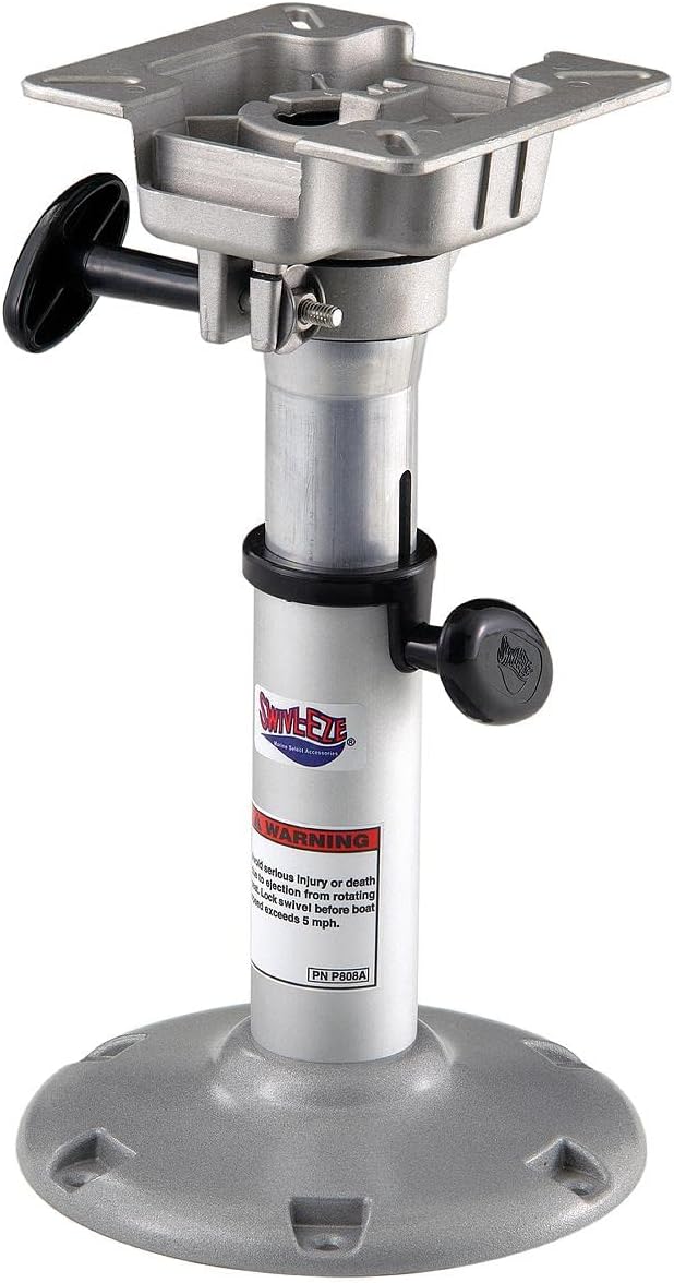 Attwood 2385400 Swivl-Eze Adjustable-Height Boat Seat Pedestal 14-Inch to 20-Inch, one size