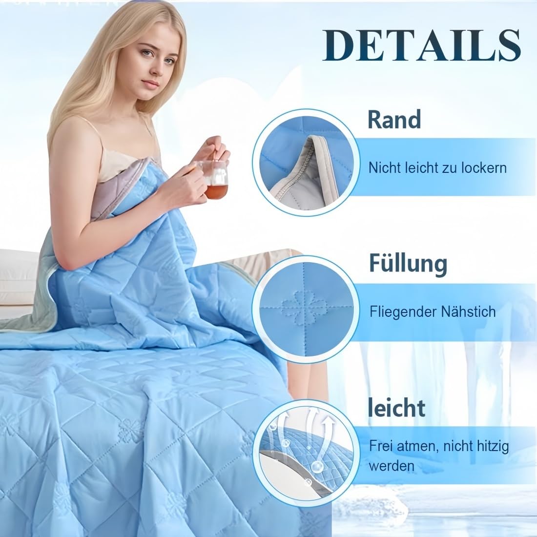 SleepCooling - Kühlende Decke für Kühlere Nächte im Sommer, Kühlende Decke Sommer mit Prägeverfahren, Atmungsaktiv Sommerdecke für Erwachsene & Kinder(Tiefviolett,200 * 230cm)