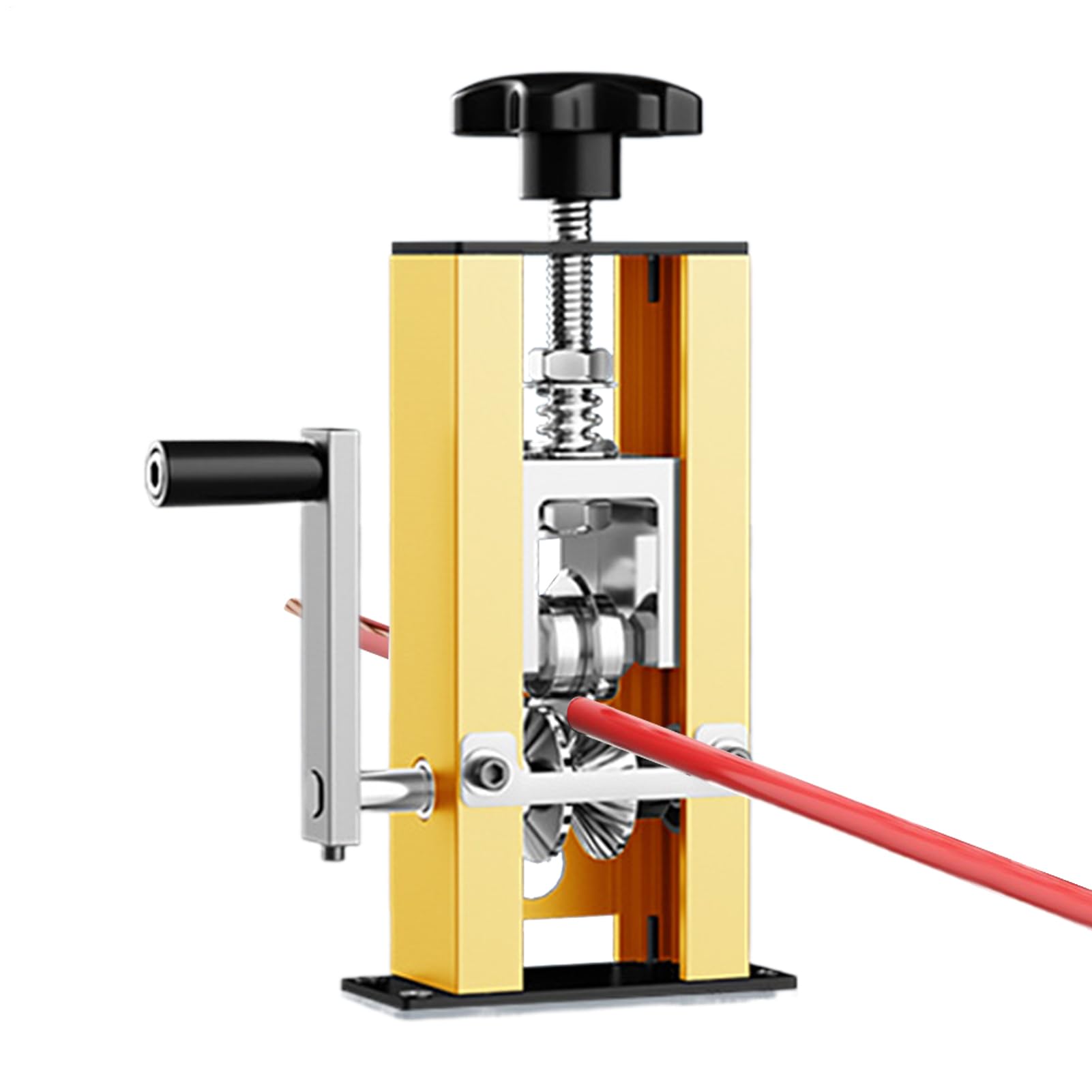 Máquina pelacables automática | Pelador de cables manual/eléctrico | Pelador de cables de cobre con manivela de mano para múltiples núcleos de 1 a 25 mm, monofilamento, aviación