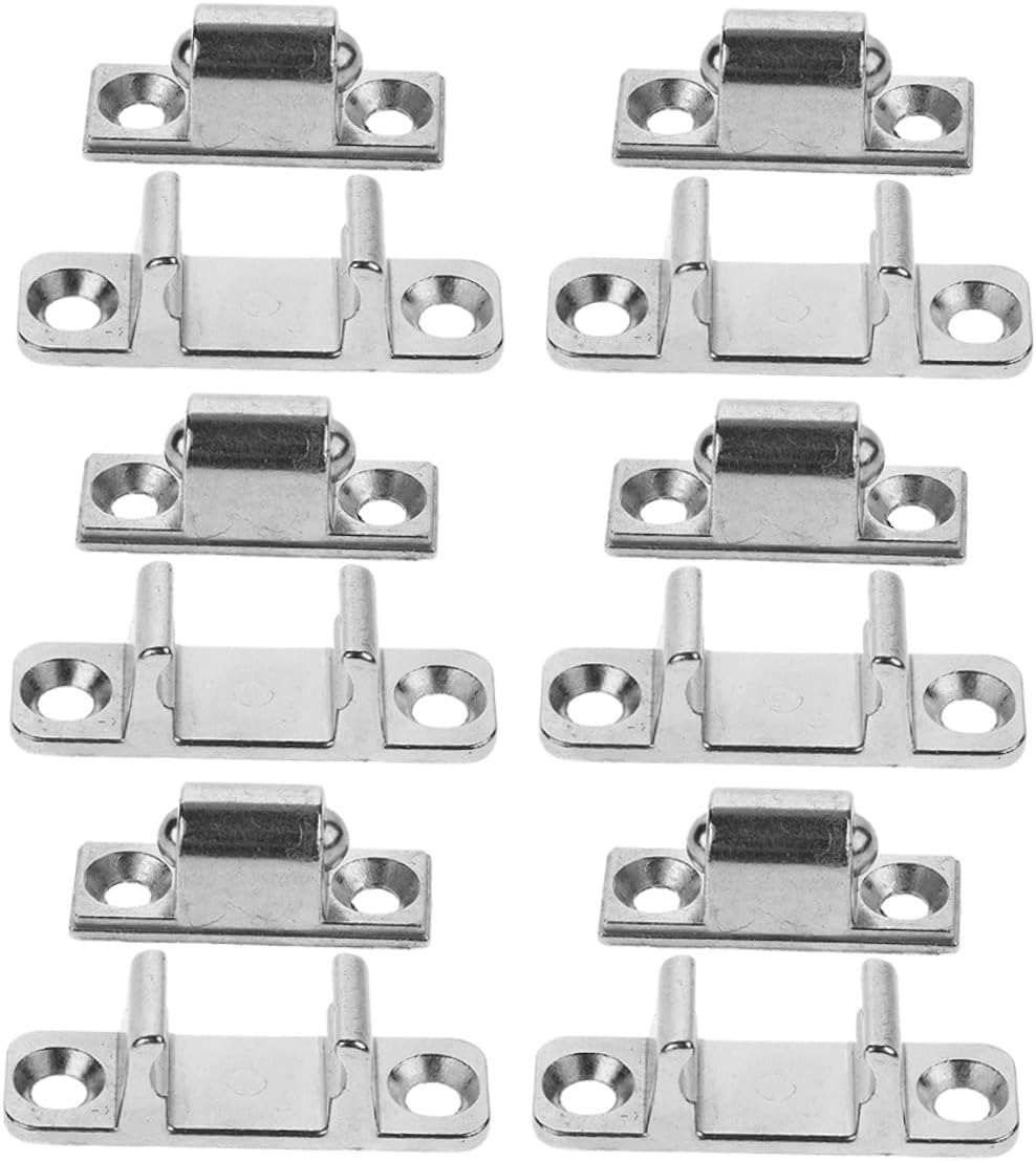 GALPADA 6pcs Range Hood Glass Panel Holder Metal Latches Range Hood Mounting Hardware Universal Kitchen Appliance Replacement Part Maintenance