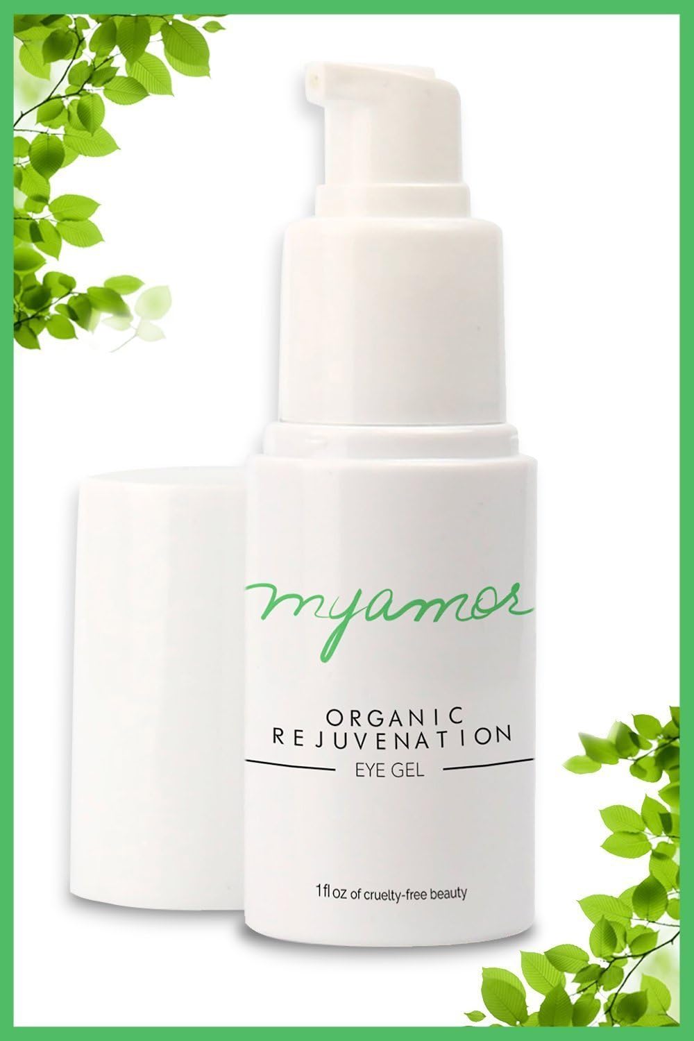 Myamor Organic Rejuvenation Eye Gel for Wrinkles, Dark Circles and Puffiness - For Men and Women