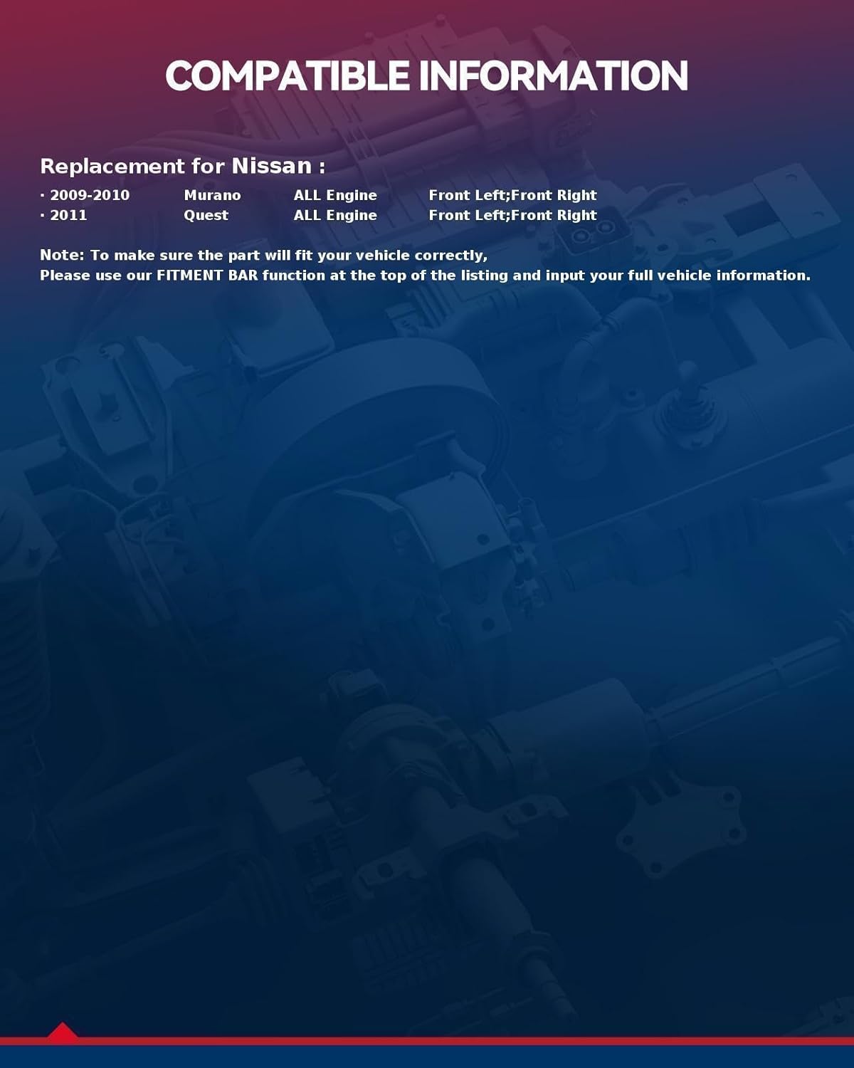 KAX 513307/513306 2PCS Front Wheel Hub Bearing Compatible with Nissan Murano 2009-2010, Nissan Quest 2011