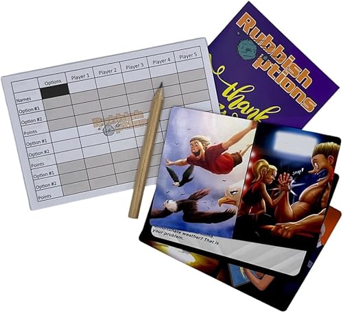 Miniatura 3 de Genius Empire Juego de cartas de opciones de basura - Edición original, divertidos juegos familiares para adultos y adolescentes - Increíble