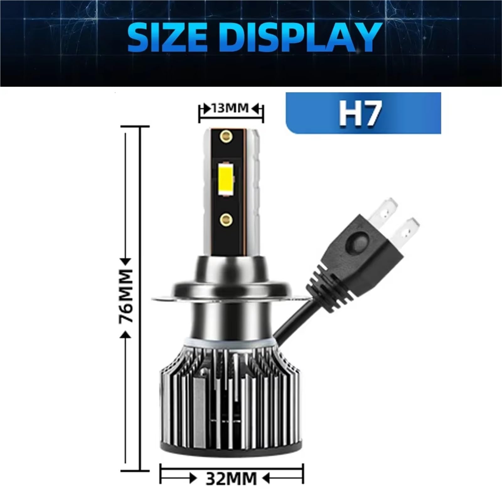 para HP4 1000 (K10) 2012 2013 2014 2015 2016 2017 2018 2019 2020 2021 2022 2023 H7 Bombillas De Faros LED para Motocicleta Faro Delantero Conjunto Lámpara Motocicleta