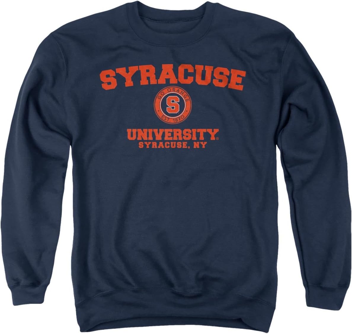 Syracuse University Official Circle Logo Unisex Adult Crewneck Sweatshirt
