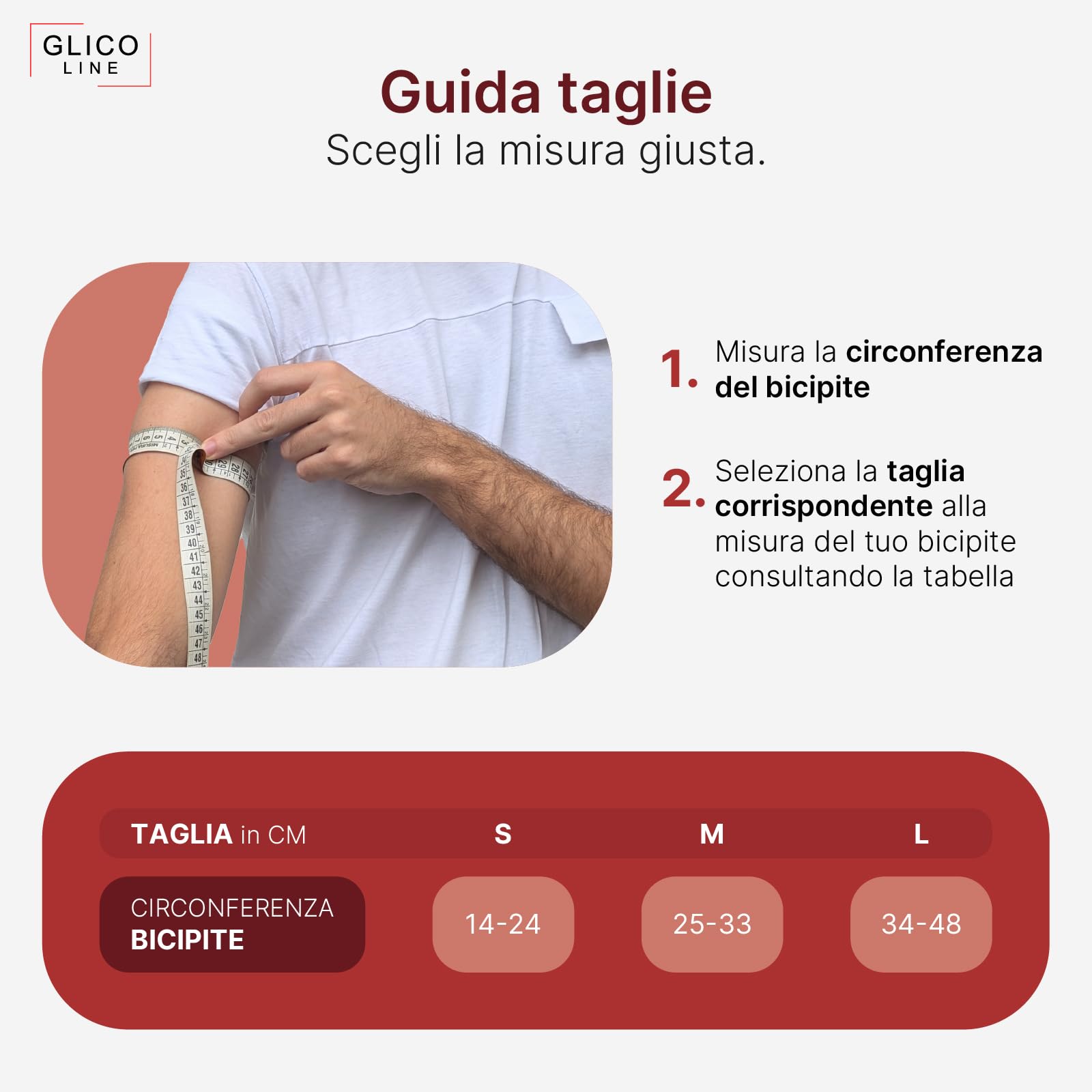 Glico Line Cover PICC Plus Unisex, banda para el brazo protectora para Picc de microfibra, 100% fabricada en Italia, beige, L