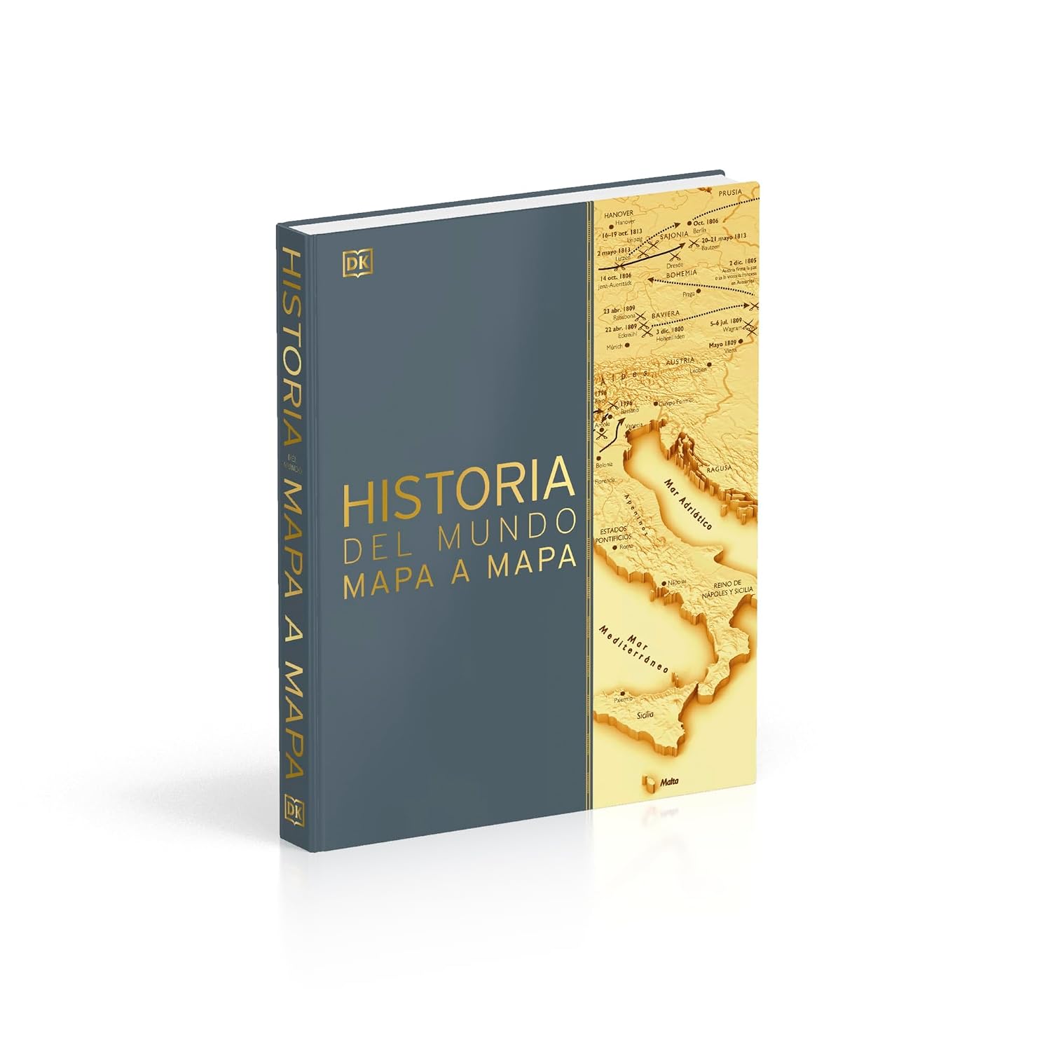 Historia del mundo mapa a mapa (History of the World Map by Map) (DK History Map by Map) (Spanish Edition)