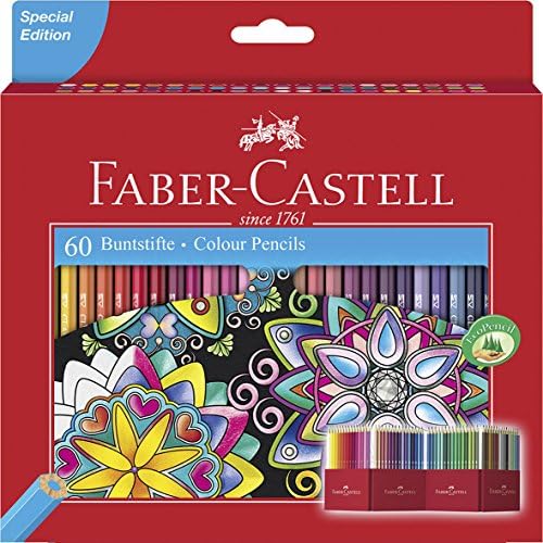 Faber Castell Vibrant Classic Colour Pencils Box Of 60 16 111260 Amazon Com Au Toys Games