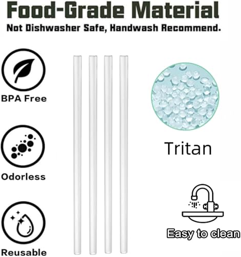 Miniatura 3 de Popote de repuesto para Owala de 24 onzas, 32 onzas, popotes de beber reutilizables con cepillo de limpieza para taza Owala FreeSip, accesorios para