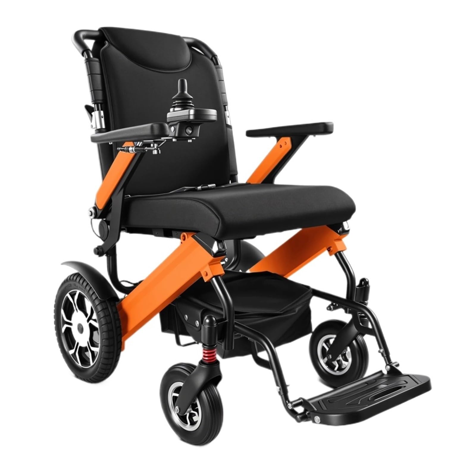 Silla De Ruedas Eléctrica Plegable, 48 Km Hasta 150KG, Motor 500W, Con Batería Litio Extraíble 13Ah Movilidad Cómoda Fluida