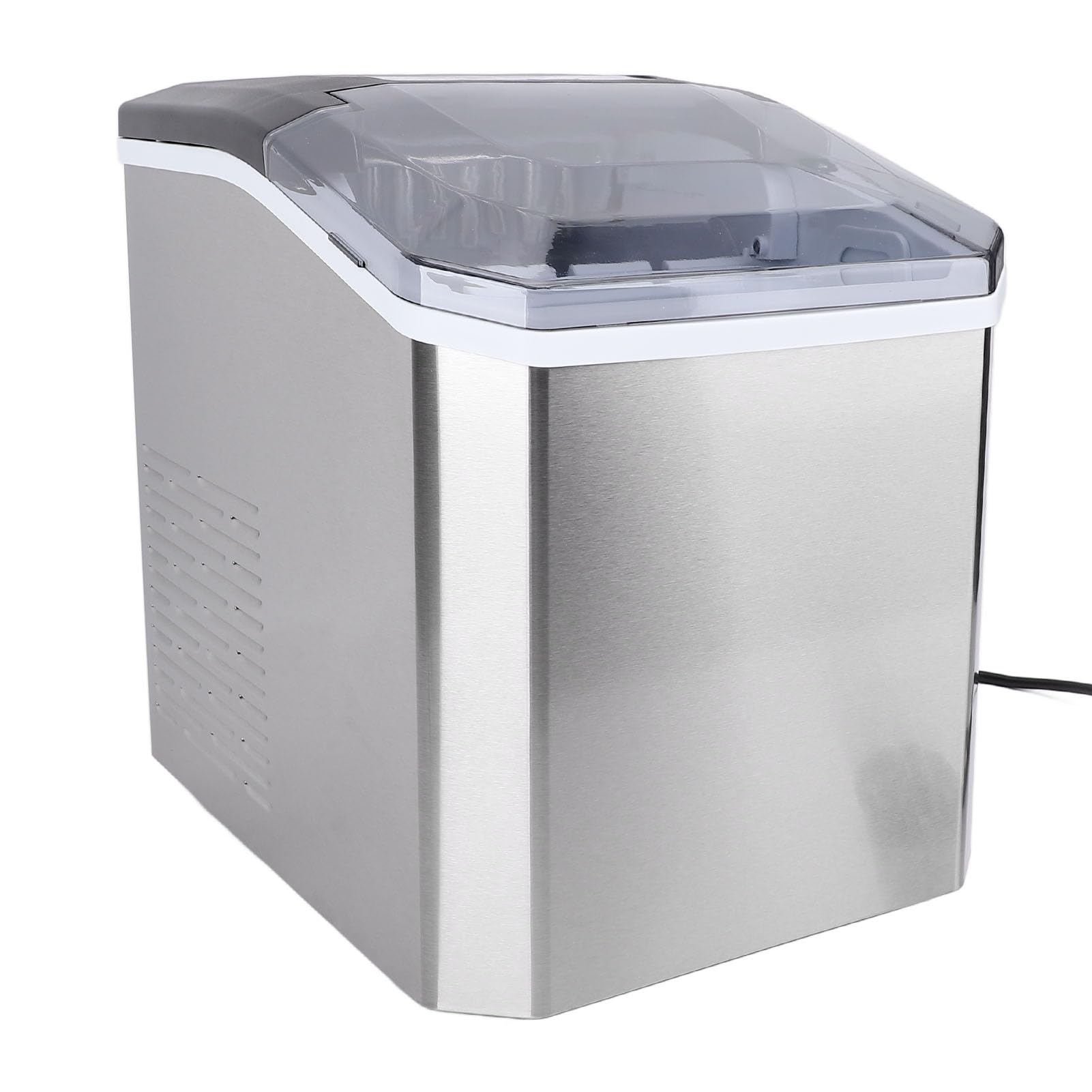 Chrees Máquina para Hacer Hielo en Encimera, 9 Cubitos Listos en 6 Minutos, Autolimpieza con Tanque de Agua de 1,3 L, Tamaños de Cubitos de Hielo Ajustables para Encimera de (Enchufe europeo 220V)