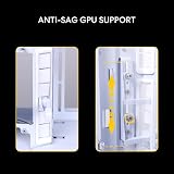 Lian Li O11 Vision Compact Black-Steel-Tempered Glass ATX Mid Tower Computer Case-Back Connect Support-O11VPX - 7
