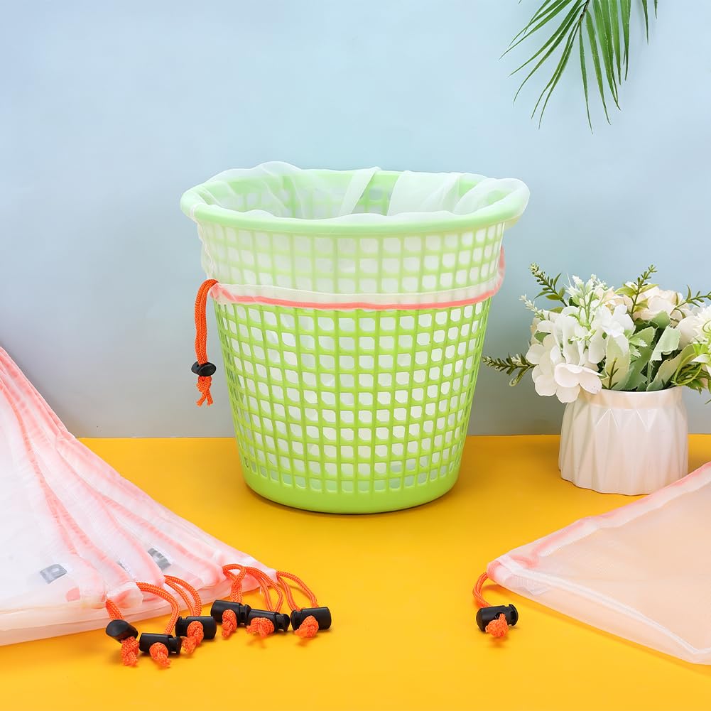 BENECREAT 8 bolsas de filtro de malla de nailon de 5 galones, 25 ~ 220 micrones, todos los tamaños de malla con fieltro de filtro para aplicaciones hidropónicas, horticultura y filtración de líquidos