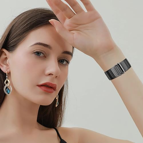 Vista 7 de ORIbox Compatible con correas de Apple Watch de 1.614 pulgadas, 1.575 pulgadas, 1.575 pulgadas, 1.496 pulgadas, correa deportiva ajustable