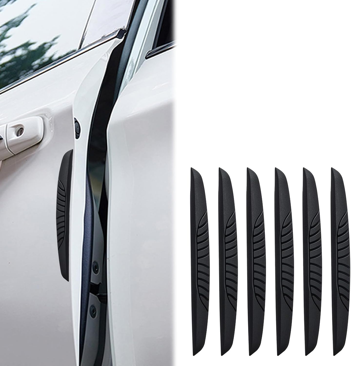6 Stück Autotür Kantenschutz,Hochwertiger Türkantenschutz,Türkantenschutz Auto,Selbstklebend