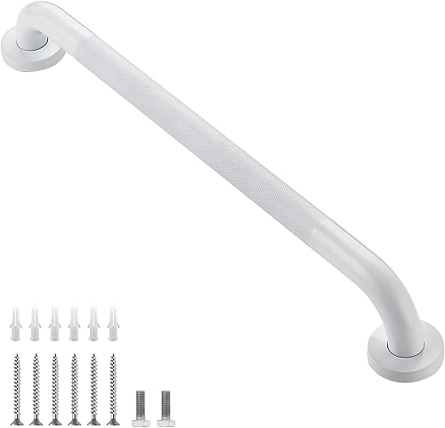 1 paquete de barras de agarre de 24 pulgadas y 1.25 pulgadas de diámetro, para tinas y duchas, mango de ducha para ancianos, barras de agarre