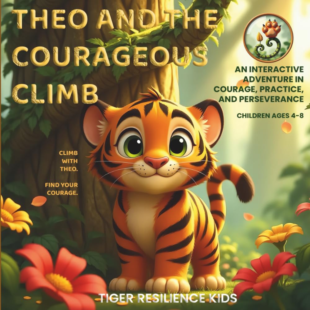 Theo and the Courageous Climb: An Interactive Adventure Teaching Courage, Practice, and Perseverance for Ages 4–8 (Tiger Resilience Kids)