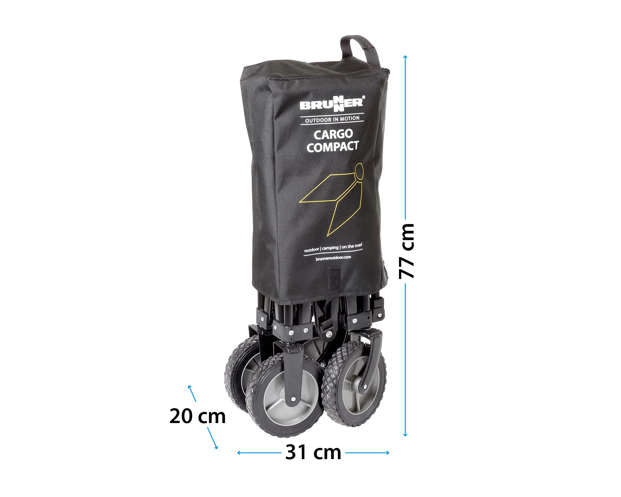 BRUNNER Cargo Carrello Compact, Nero