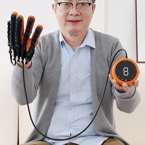 Miniatura 9 de Guantes portátiles del robot del entrenamiento del dedo del golpe hemiplejia entrenador dedo ejercitador de la función de la mano de reparación de