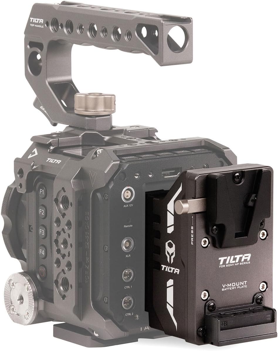 Tilta Tiltaing Sony L Series to V-Mount Adapter Battery Plate Type I, Tilta Gray
