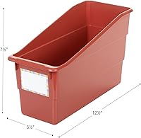 Vista 8 de Really Good Stuff Soportes duraderos para libros y carpetas - Boho, juego de 6