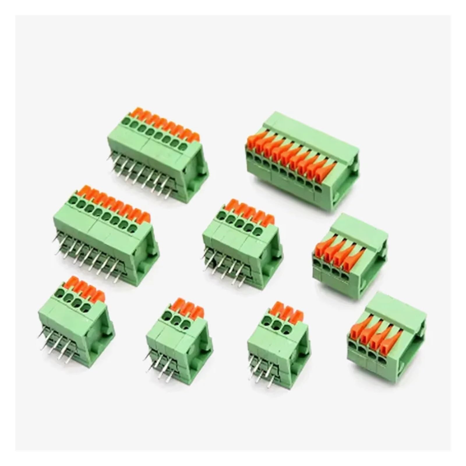 Bornier KF141R pas 2,54 mm coudé à 90 degrés pour circuit imprimé PCB 10 pièces
