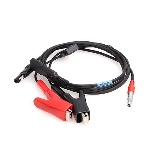 Miniatura 5 de Pinzas de cocodrilo de batería de coche a SAE 2 pin A00400 Cable de alimentación para Trimble GPS 5700 R8 5800 Top-con GPS Total Station (A00400)