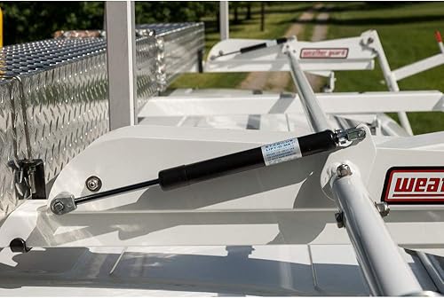 Weather Guard 2291301 - Estante de escalera, color blanco