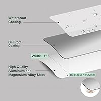 Vista 4 de Mini ventana horizontal sin cordón de aluminio de 1 pulgada, persianas venecianas para oscurecer la habitación, persianas y persianas venecianas