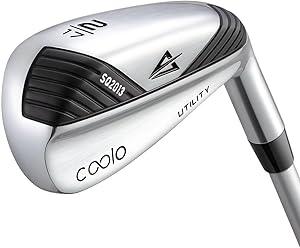 COOLO Golf Driving Iron for Average Golfers, More Control Off The Tee, Individual 1/2/3/4 Utility Iron, Men Right&Left Handed.