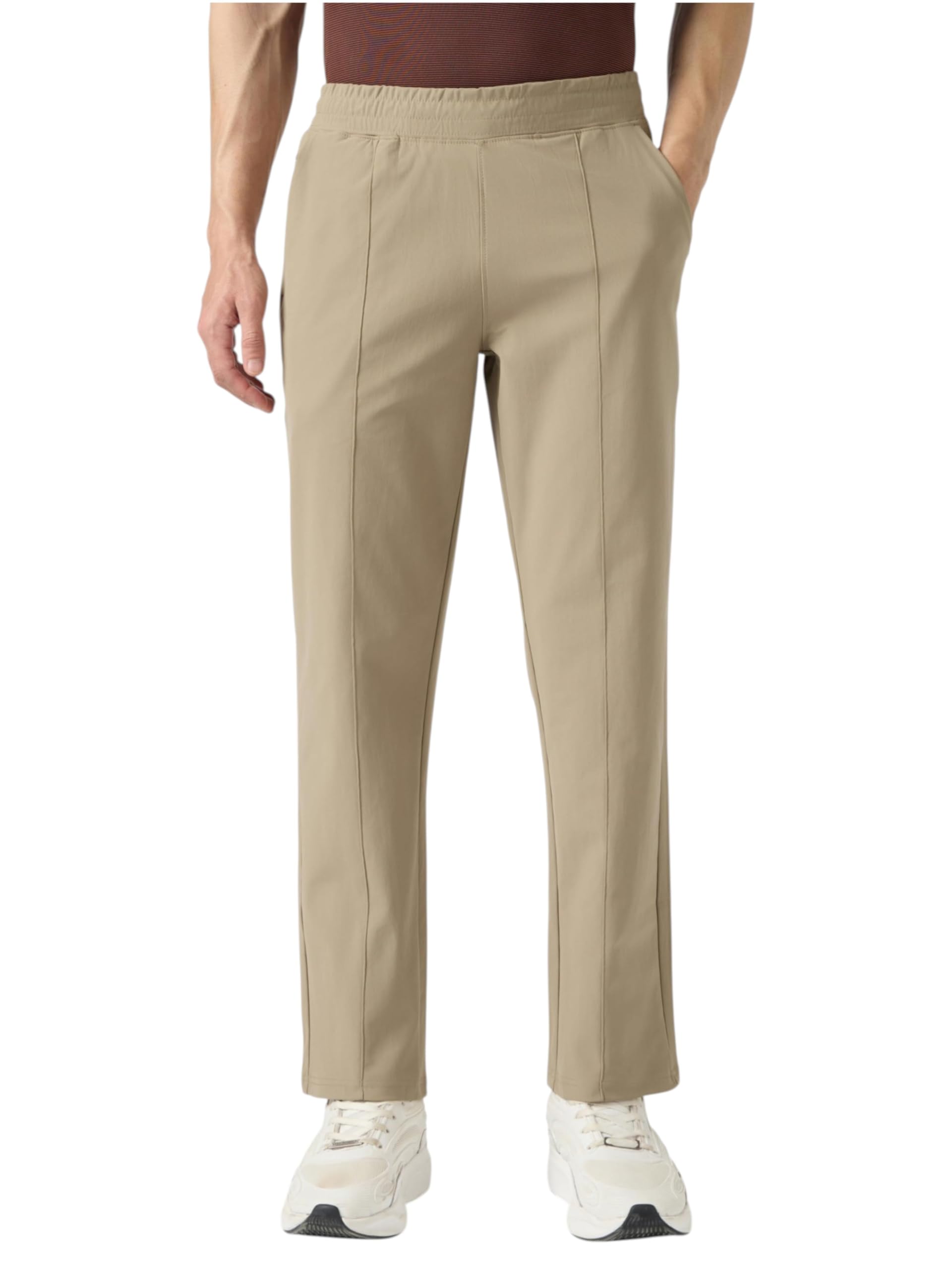Men's Regular Fit Solid Sports Track Pant with Duracool+ for Gym, Running & Training-image-41