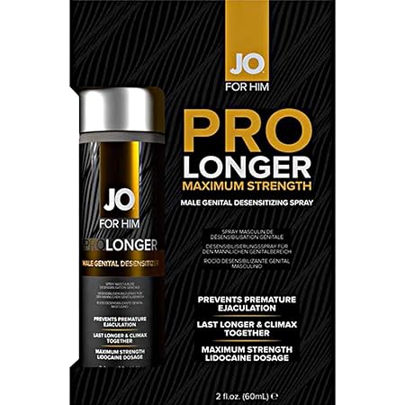 Amazon Com Jo Prolonger Spray W Lidocaine Male Genital Desensitizer 60ml Health Personal Care