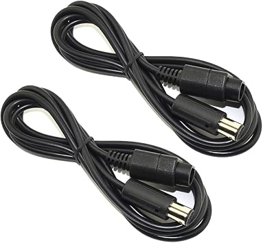 2 x 6ft Wii/Gamecube Extension Cable for Nintendo Wii Gamecube GCN