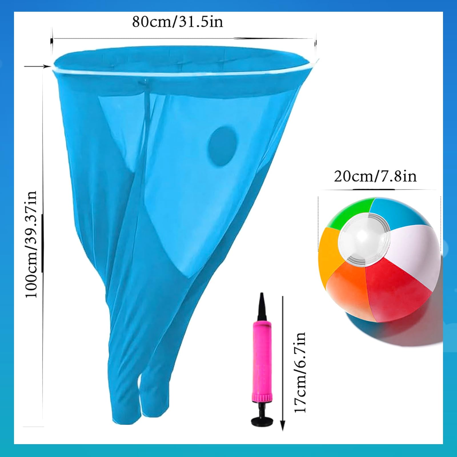 KEAGAN Granny Pants - Gioco da giardino, con 4 pantaloni e 20 palline rimbalzanti, pantaloni per nonna, gioco all'aperto divertente riunione di famiglia e giochi da cortile per adulti per gruppi