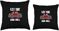Vista 3 de Rolling Coal: Let the Coal Roll Diseño de rollo de carbón para conductores diésel, 18 x 18 pulgadas, multicolor