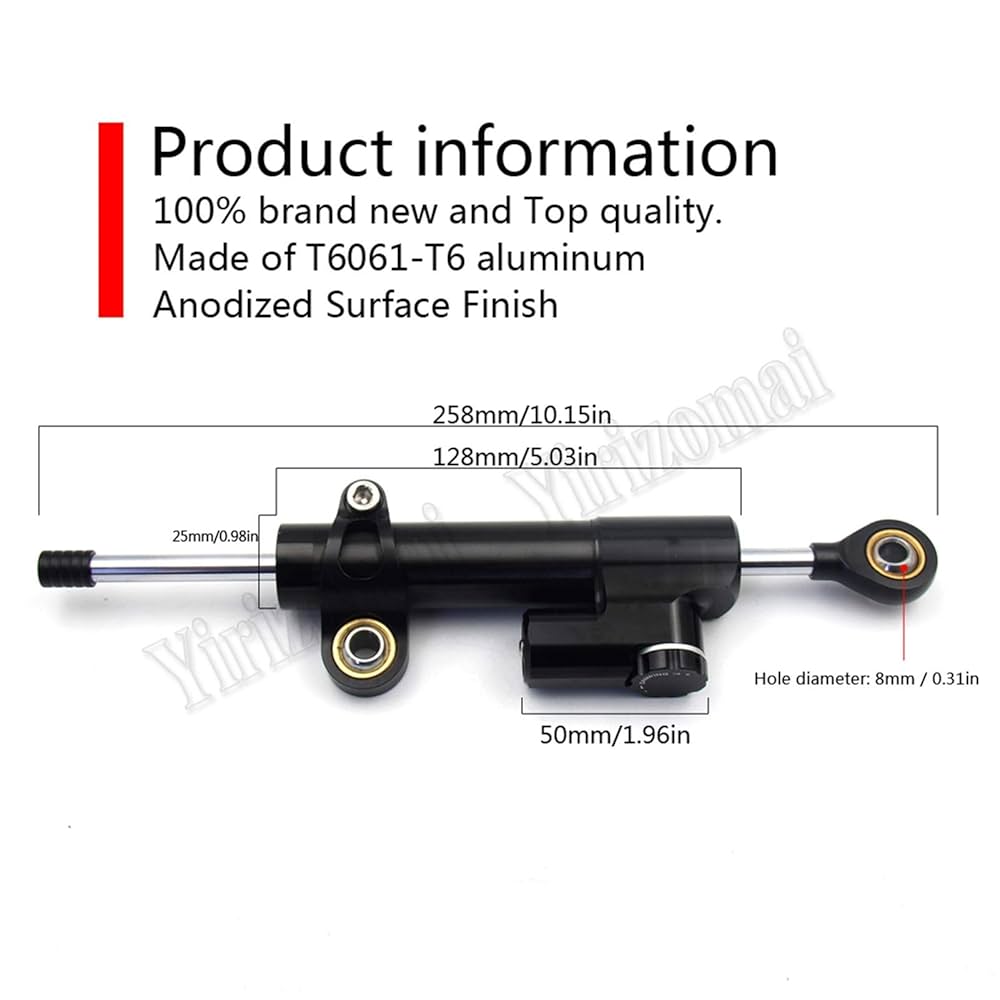 HSPTR CNC Adjustable Motorcycle Linear Reversed Steering
