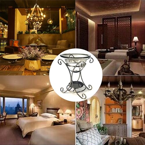 Ytykinoy Y-C-H Bronze Vintage Metal Tea Light Candle Holder Wax Warmer Aromatherapy Essential Oil Burner  thumb #5