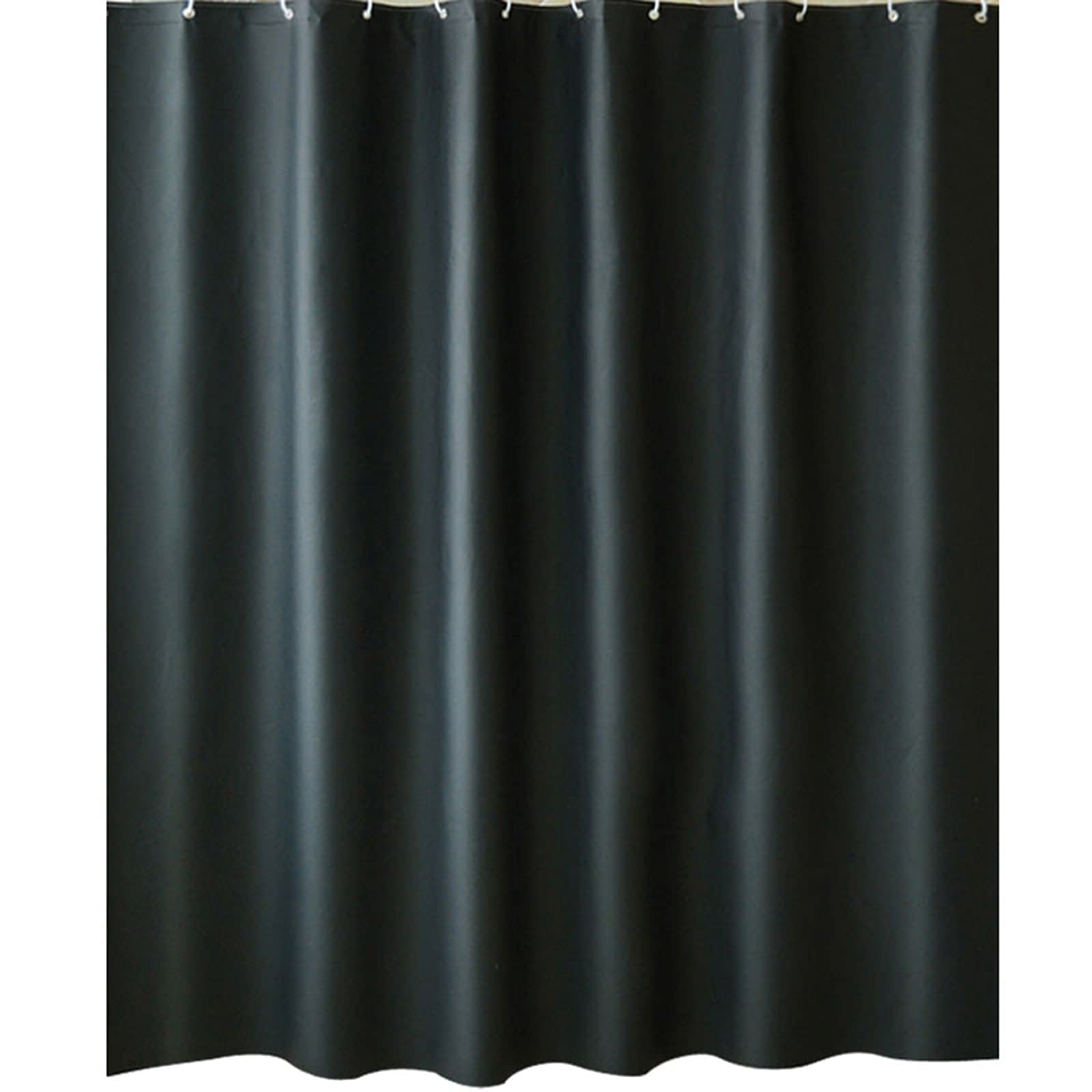 Rideau de douche noir élégant et épais en style nordique pour baignoire 120x200cm